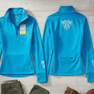 Athleta Wick-It Cycling Quarter Zip Pullover - Small